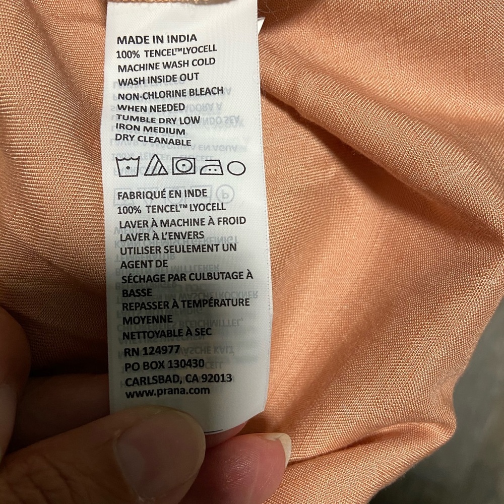 PrAna Sun Drifter dress apple blossom leaves - Picture 2 of 16